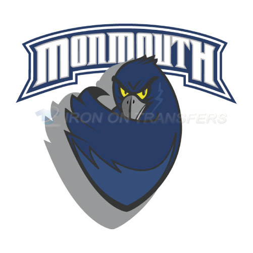 Monmouth Hawks Logo T-shirts Iron On Transfers N5156